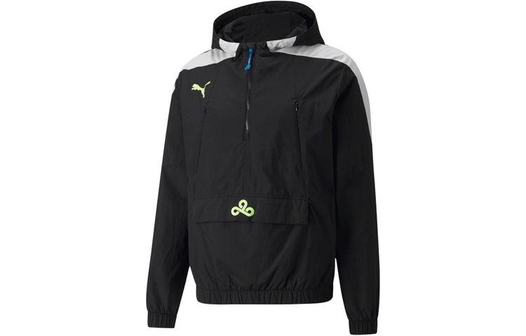 Куртка Puma Logo Print Hoodie Jacket Black - изображение 1