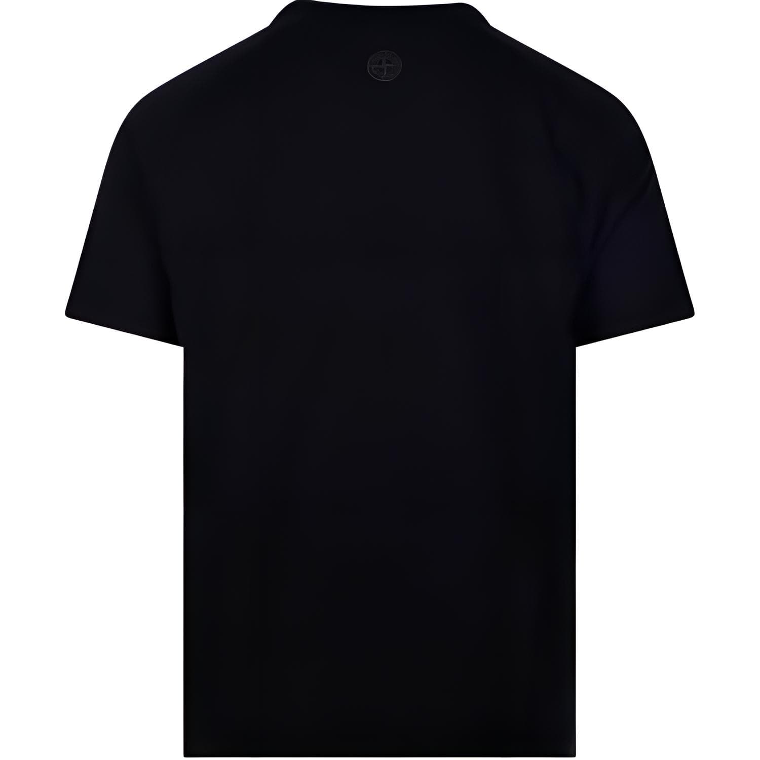 Футболка STONE ISLAND T-Рубашка Мужская Черная - изображение 2
