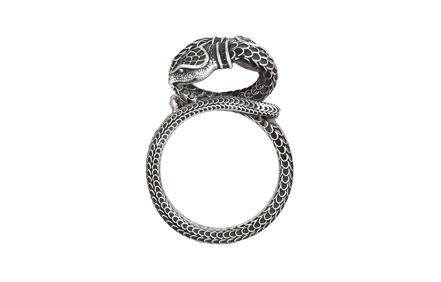 Кольцо Gucci Garden Snake Ring Silver - изображение 4