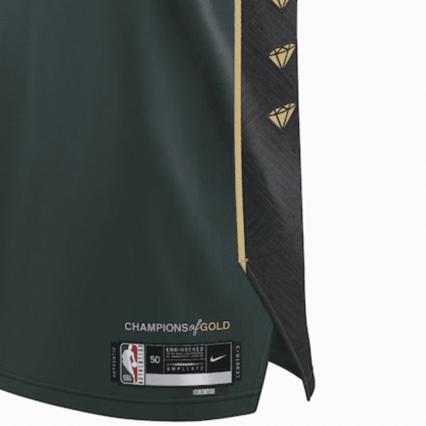 Баскетбольная майка Nike NBA Logo City Edition Jayson Tatum 0 Green - изображение 3