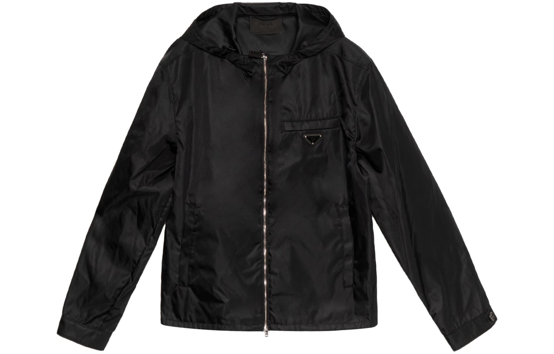 Куртка Prada SS22 Logo Hoodie Black - изображение 7
