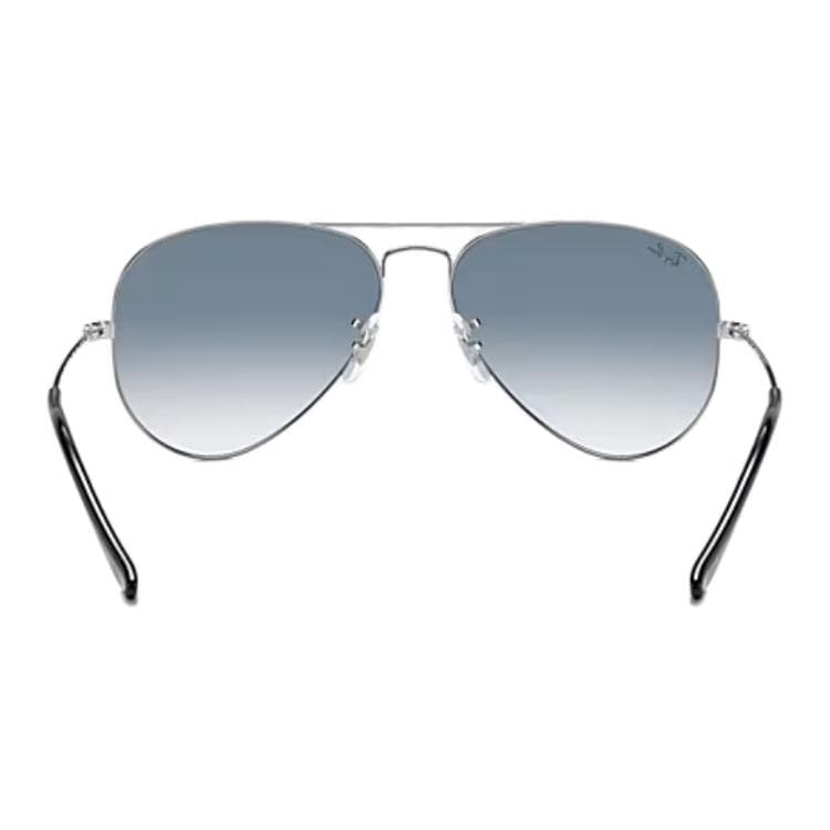 Солнцезащитные очки RayBan Металлические Aviators Солнцезащитные очки Унисекс Серебряные - изображение 4