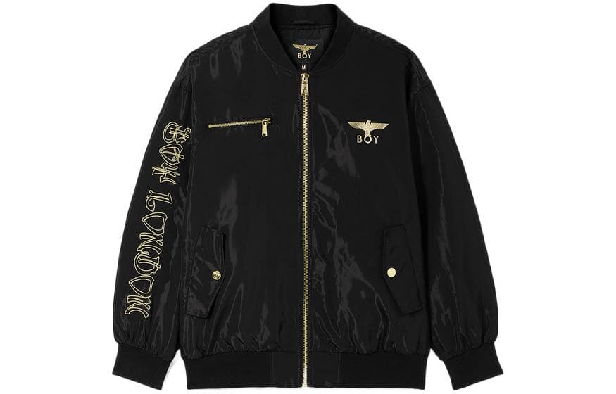 Куртка Boy London SS22 Logo Embroidered Zip Jacket Black - изображение 1
