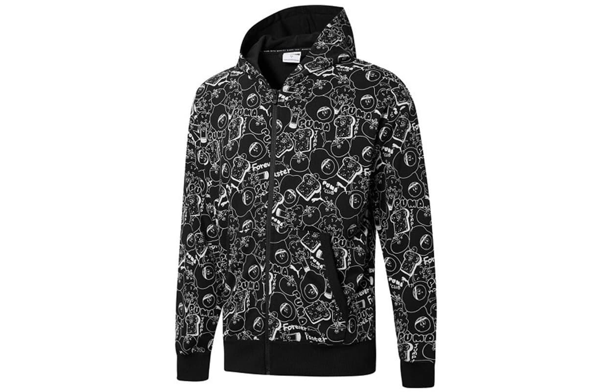 Куртка Puma CLUB AOP FZ Hoodie - изображение 1