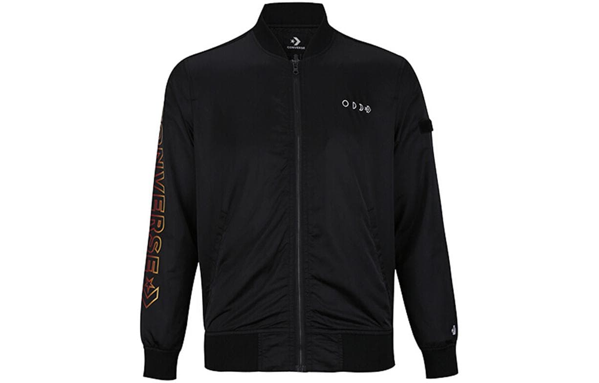 Куртка Converse Logo Baseball Jacket Black - изображение 1
