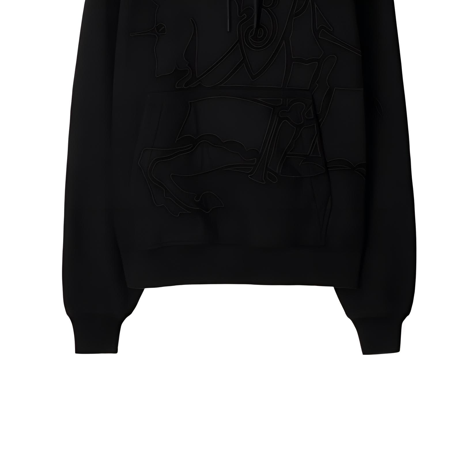 Худи Burberry Hoodie Black — фото 9