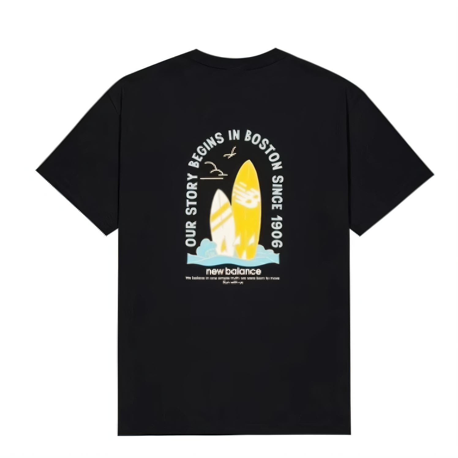 Футболка New Balance SS25 T Рубашка Мужская Черная - изображение 2