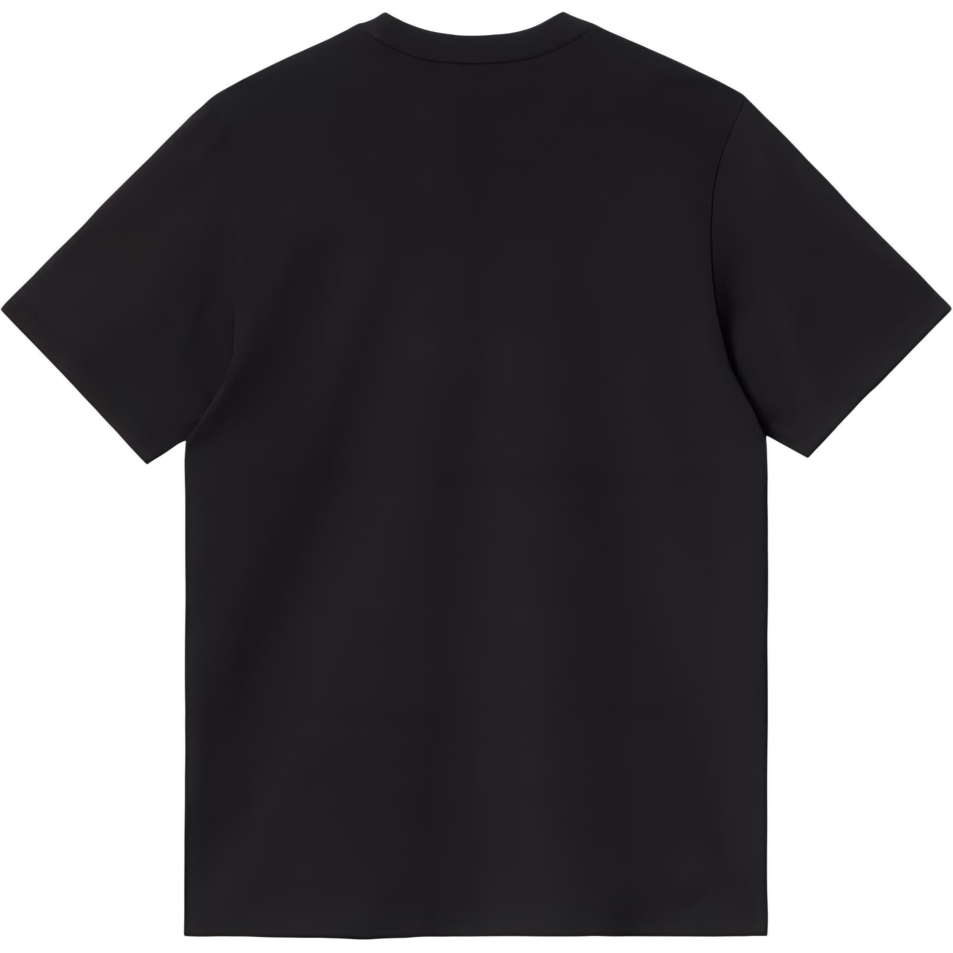Футболка Carhartt WIP S S Pocket Черная Мужская Рубашка с Коротким Рукавом - изображение 2