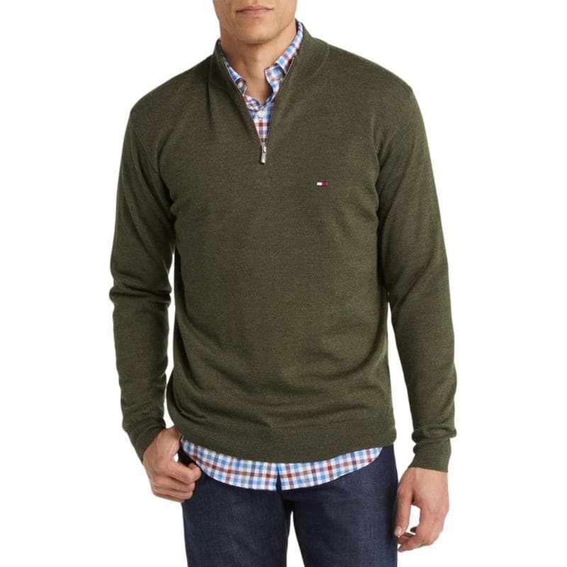 Tommy Hilfiger Трикотаж Мужской Армейский Зеленый - изображение 1