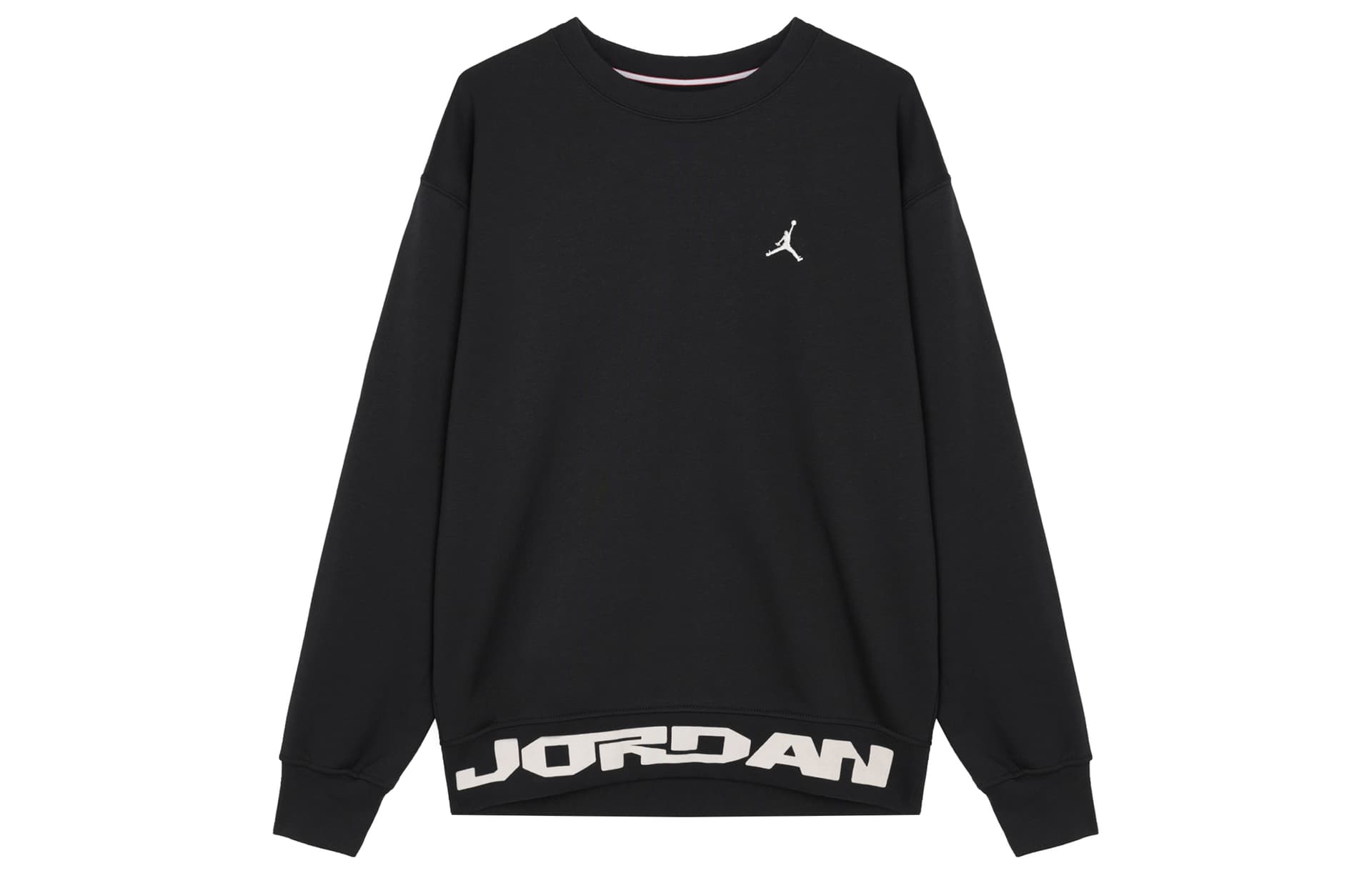 Худи Jordan MVP Буквенный узор С флисовой подкладкой Круглый вырез Толстовка с длинными рукавами Мужская Черная - изображение 1