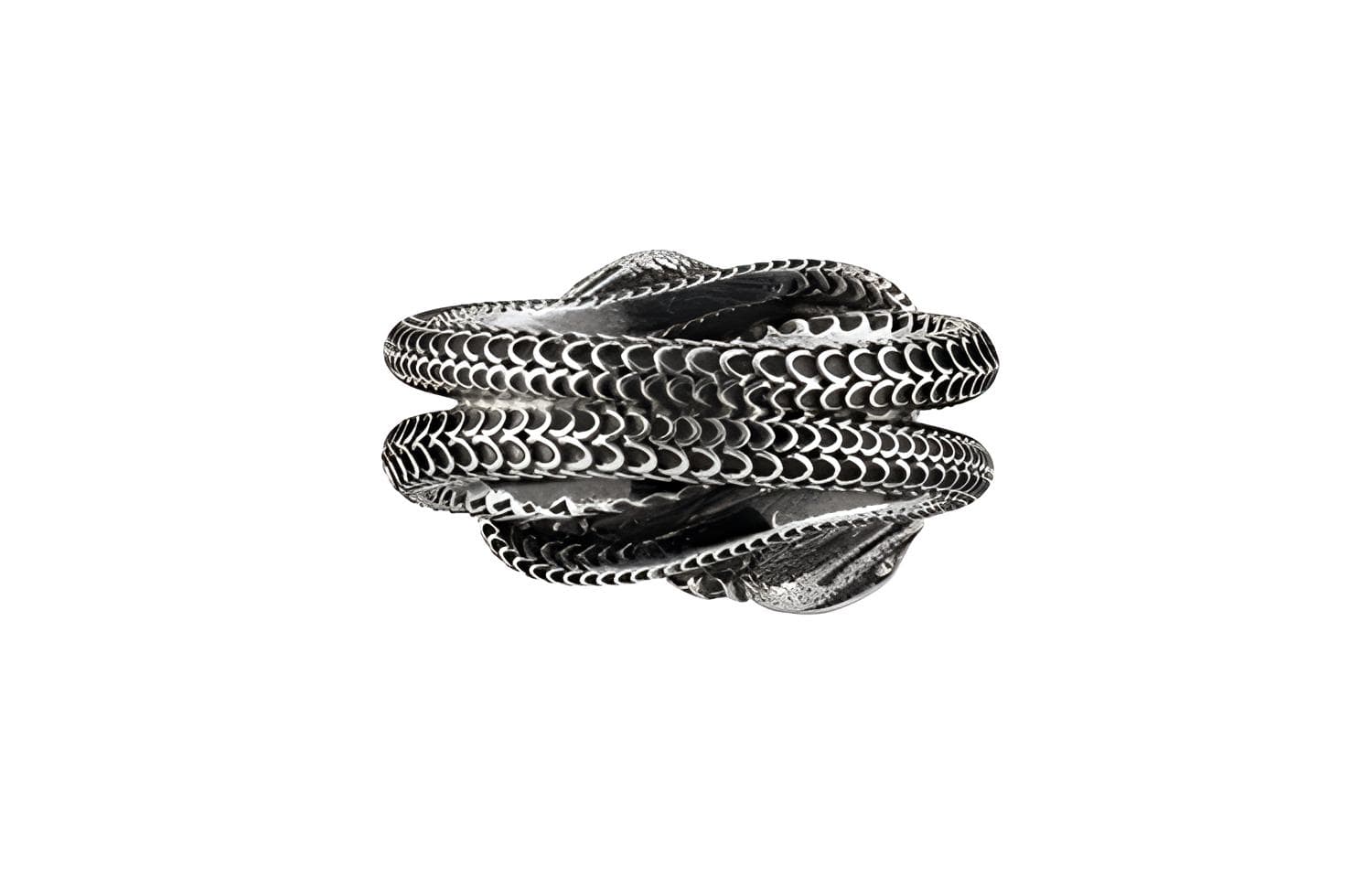 Кольцо Gucci Garden Snake Ring Silver - изображение 3