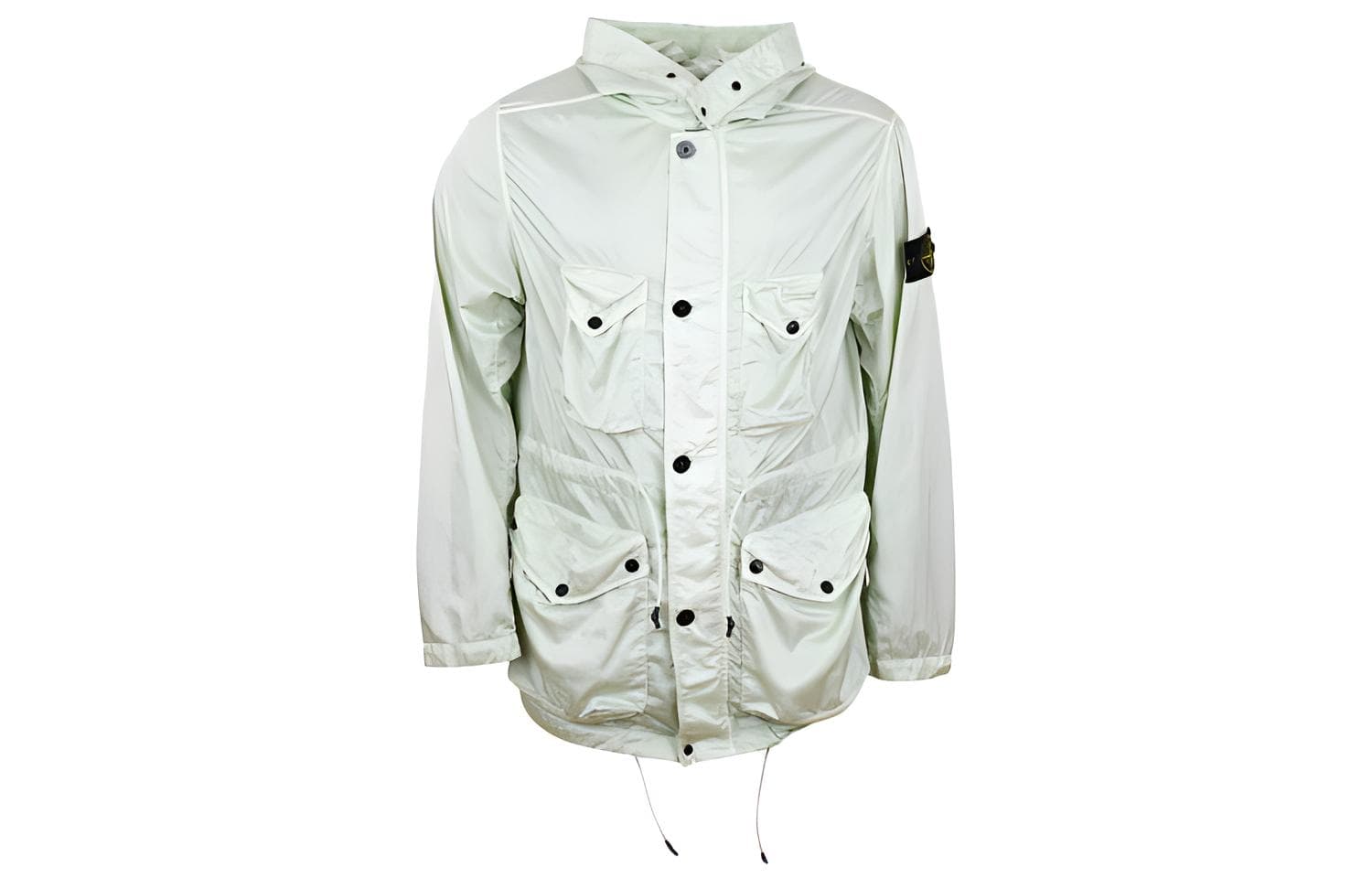 Куртка Stone Island SS21 Hooded Jacket Beige - изображение 1