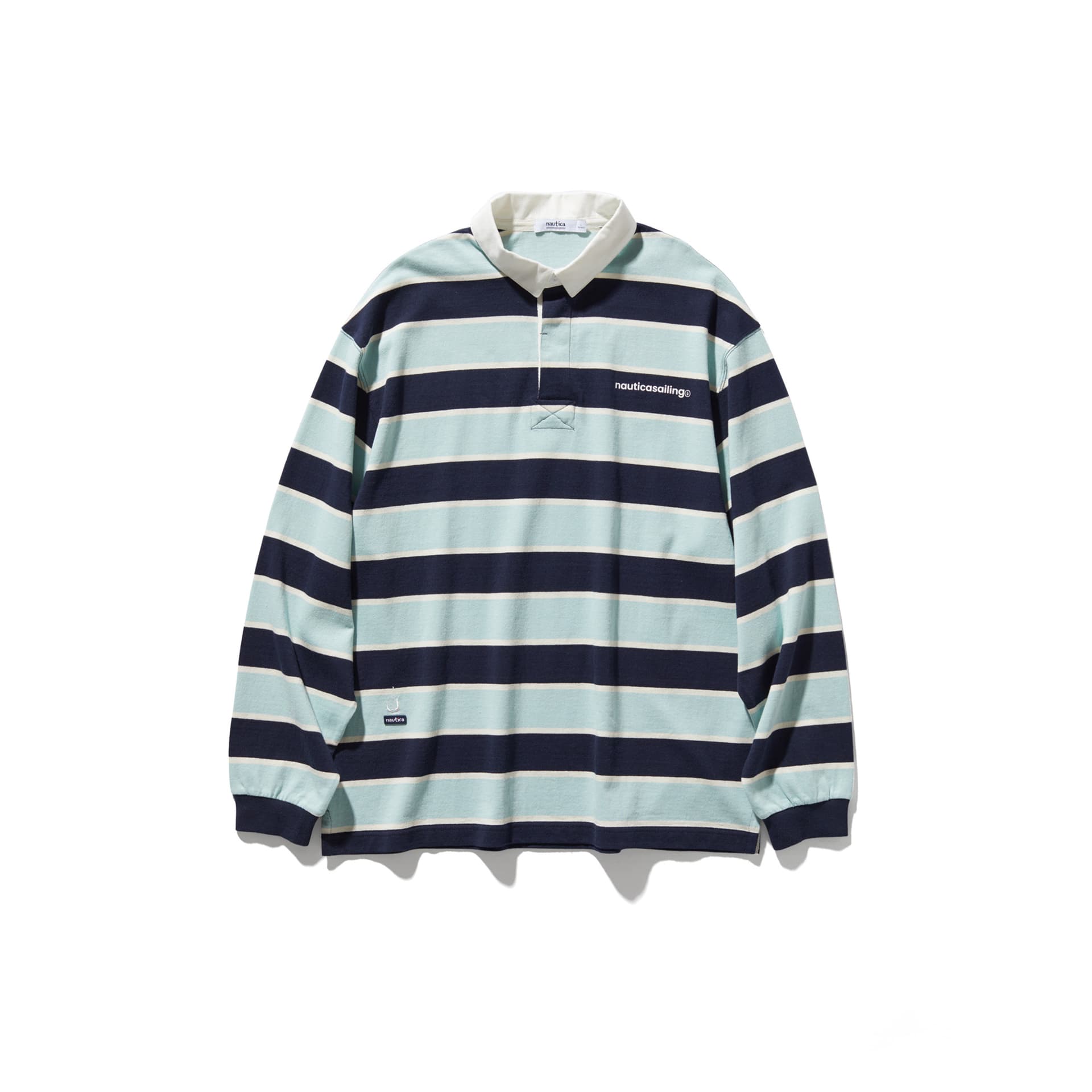 Поло Nautica White Sail Короткий Sleeved Поло Мужской - изображение 1