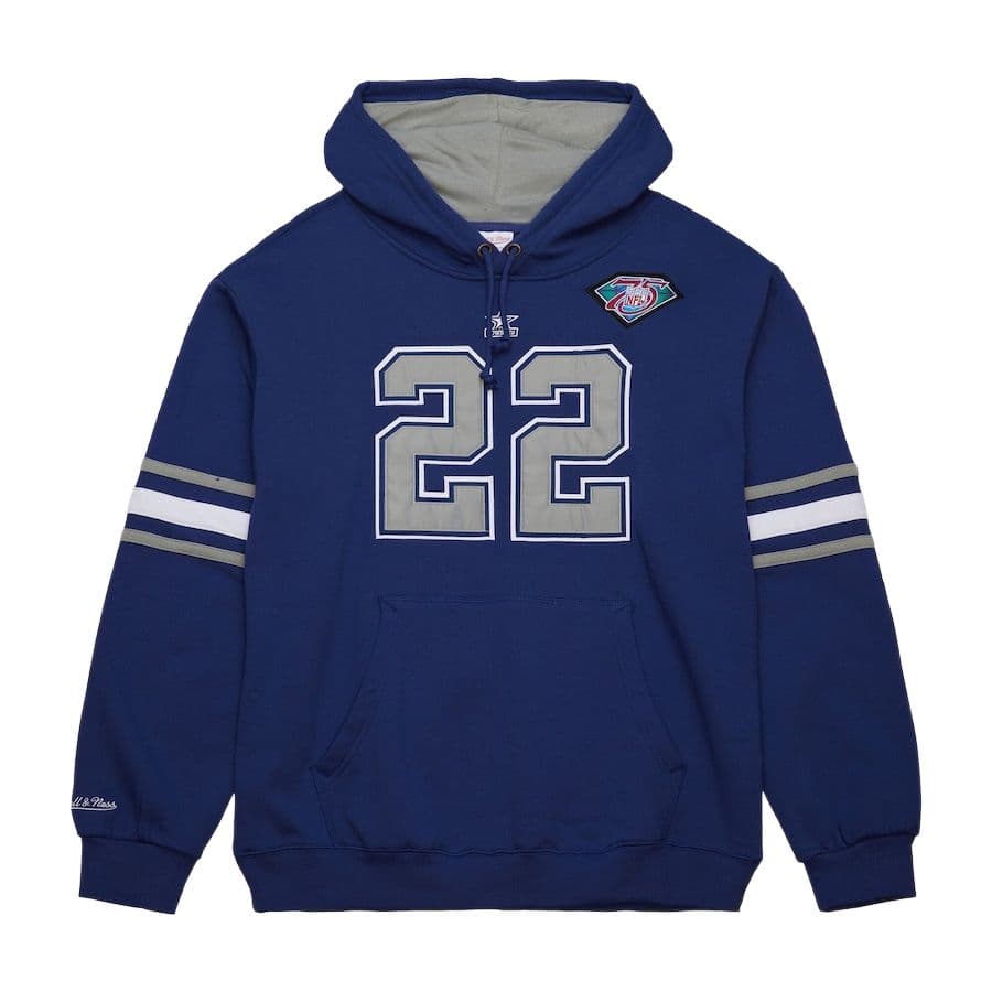 Худи Mitchell & Ness Dallas Cowboys Emmitt Smith 22 Hoodie Blue - изображение 1
