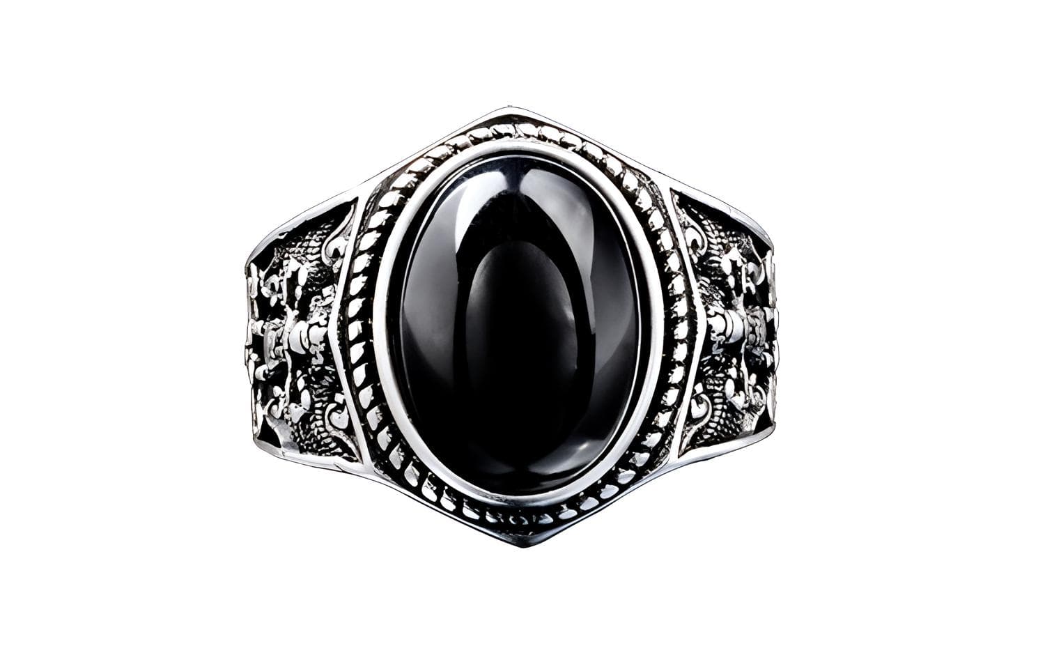 Кольцо IDEE CREATIVE IDEA DIHUN Ring Black - изображение 1