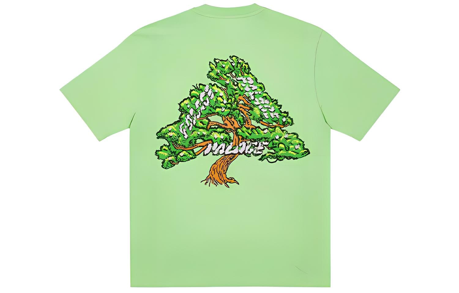 Футболка PALACE SS22 Bonsai T-shirt Pistachio LogoT - изображение 1