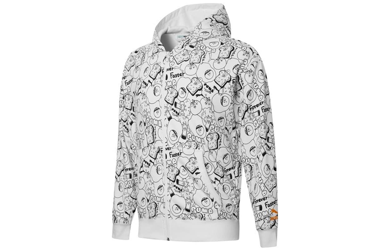 Куртка Puma CLUB AOP FZ Hoodie Logo - изображение 1