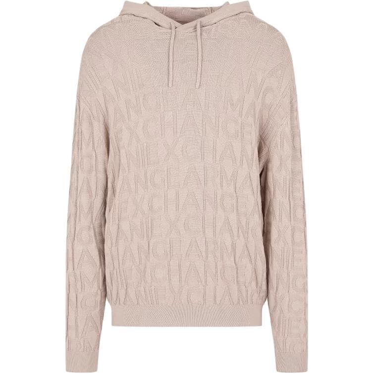 Худи ARMANI EXCHANGEAE FW24 Худи-ханьфу Мужское Светлый Умбра - изображение 1