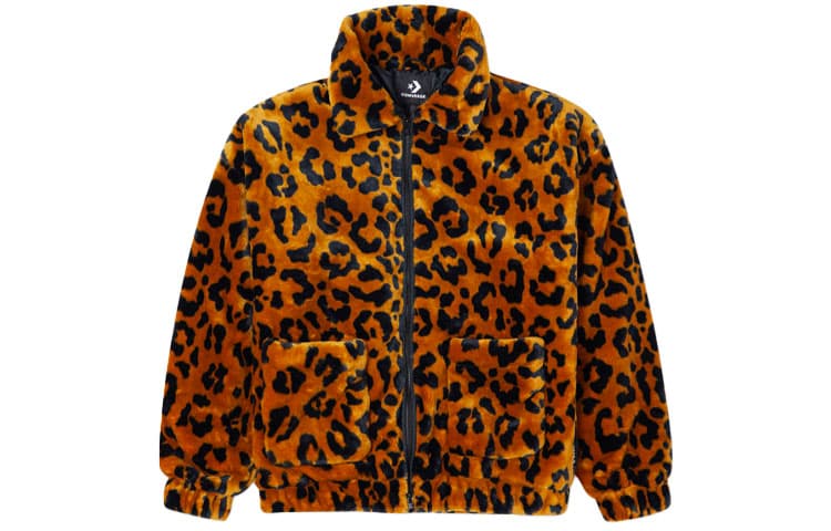Куртка Converse Retro Leopard Jacket Brown - изображение 1
