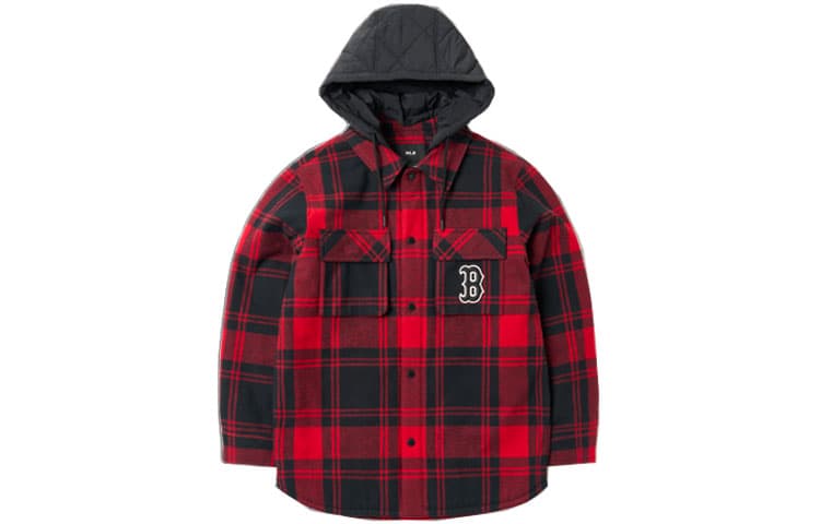 Куртка MLB Hooded Jacket Red - изображение 1