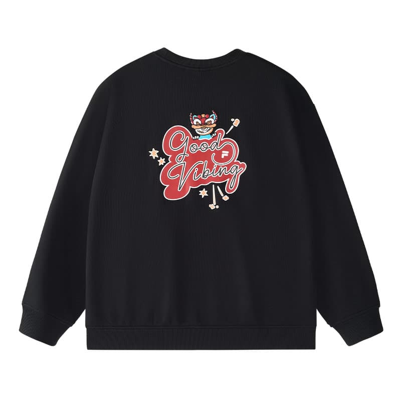 Худи FILA FUSION FOB Толстовка Унисекс Глубокий Черный - изображение 1