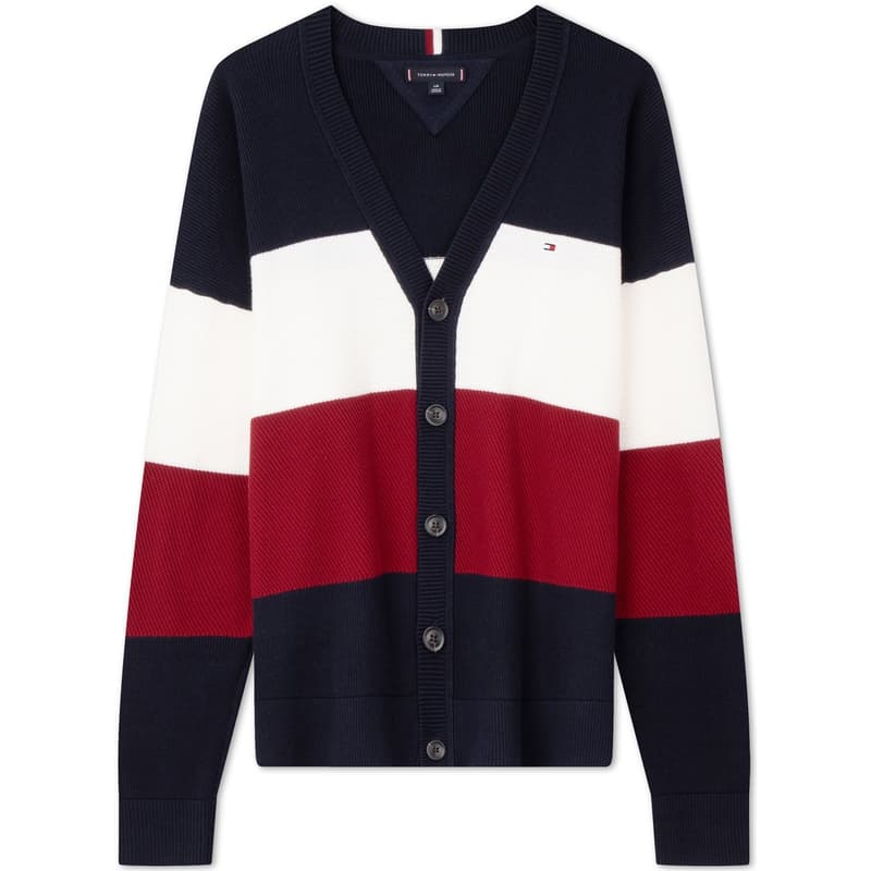 Tommy Hilfiger Трикотаж Мужской Темно-синий Красно-белый - изображение 1
