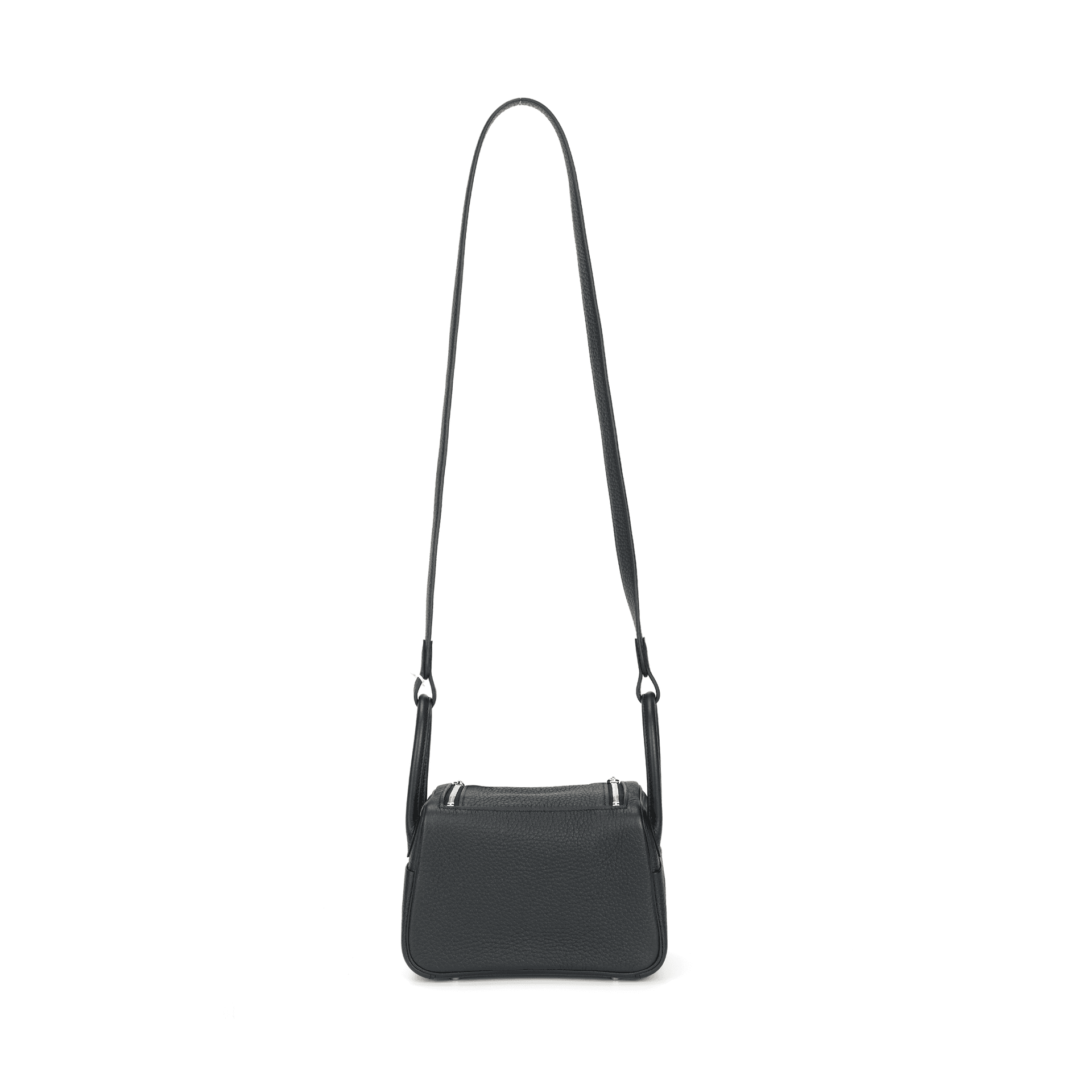 Сумка через плечо HERMES Lindy II mini Clemence 89 Noir - изображение 3