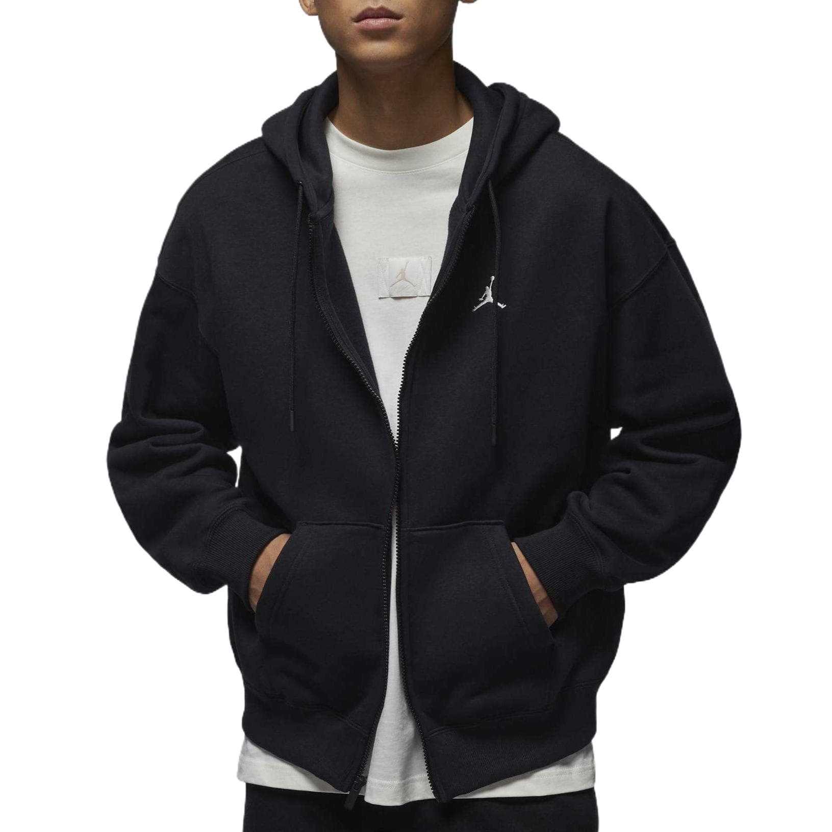 Худи Jordan Brooklyn Fleece Black Sail White - изображение 3