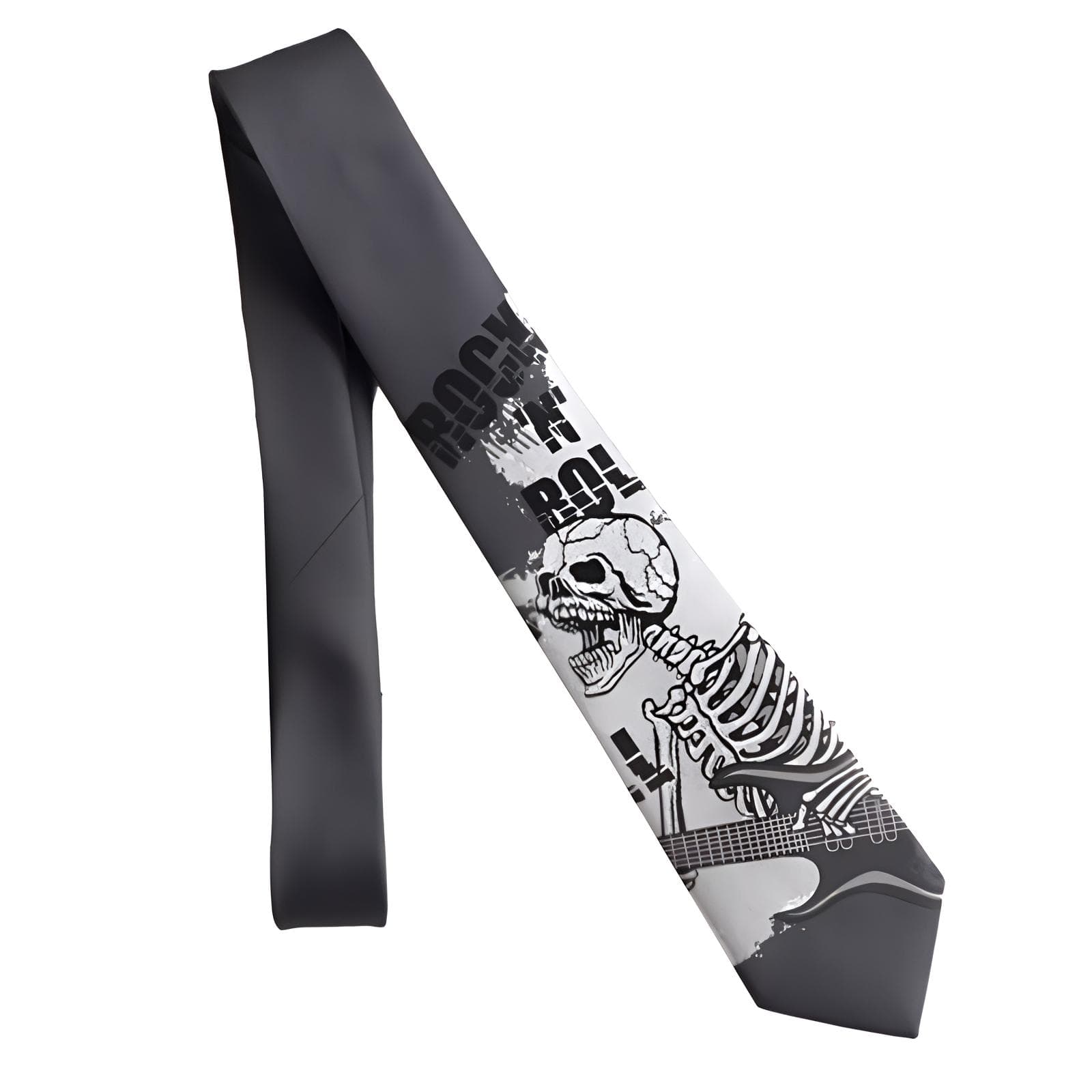 Галстук FREE RABBITⅡ Ties Unisex Dark Gray FREE RABBITⅡ Галстуки Унисекс Темно-серый - изображение 4