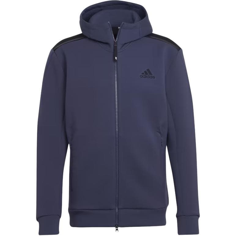Куртка adidas Logo Zip Hoodie Blue - изображение 1