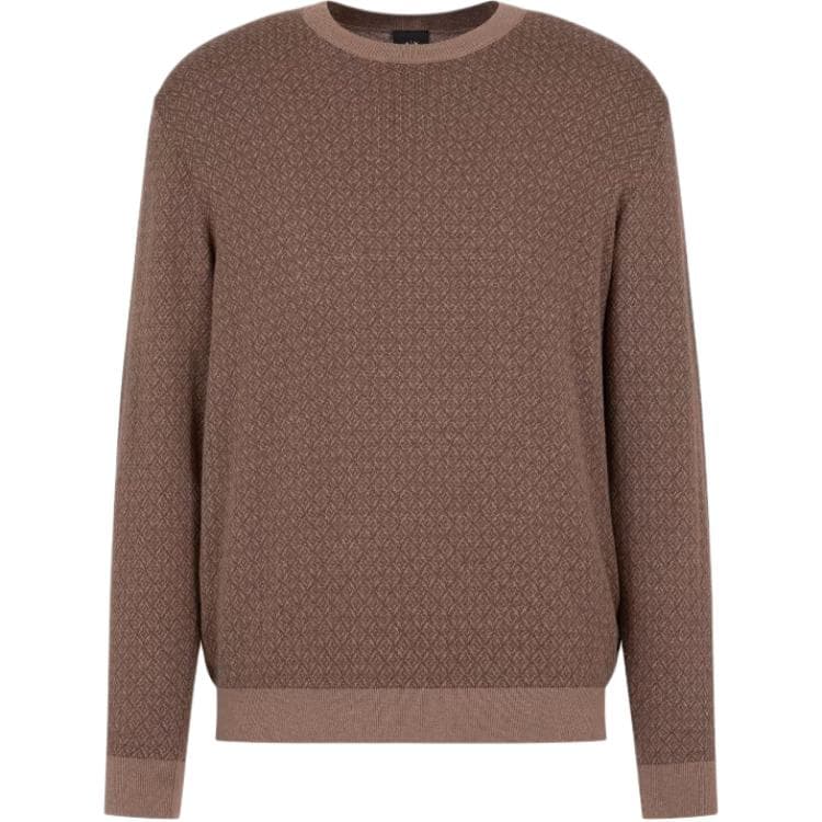 ARMANI EXCHANGEAE FW24 Трикотаж Мужской Коричневый - изображение 1
