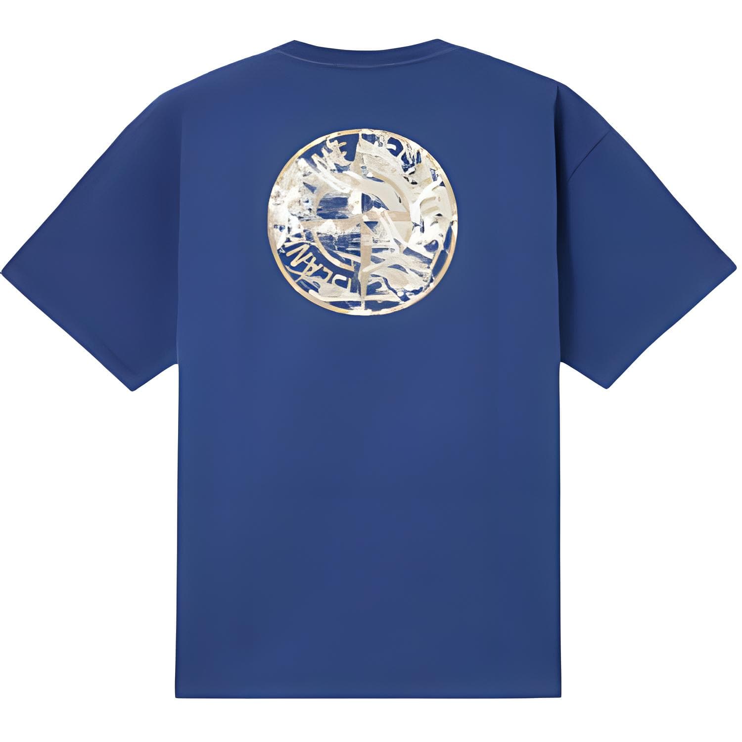 Футболка STONE ISLAND T-Рубашка Мужская Синяя - изображение 2