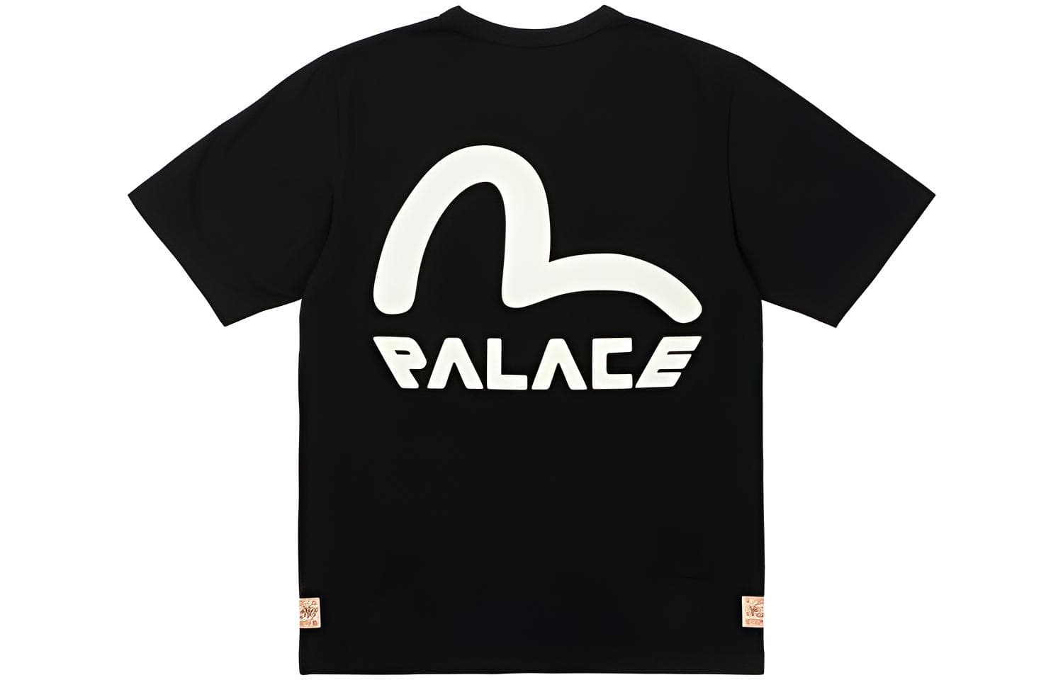 Футболка PALACE x EVISU Seagull T-Shirt Black LogoT - изображение 1