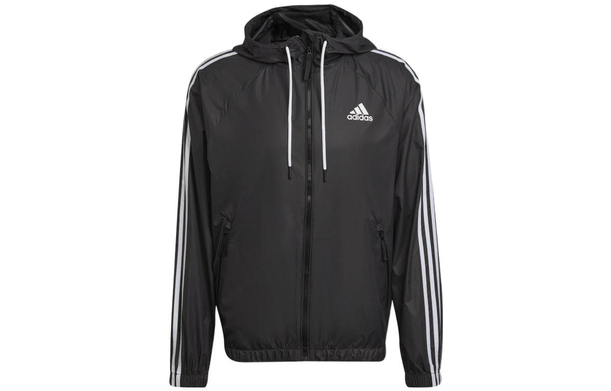 Куртка adidas BSC Classic 3-Stripes Hoodie Jacket Black - изображение 1