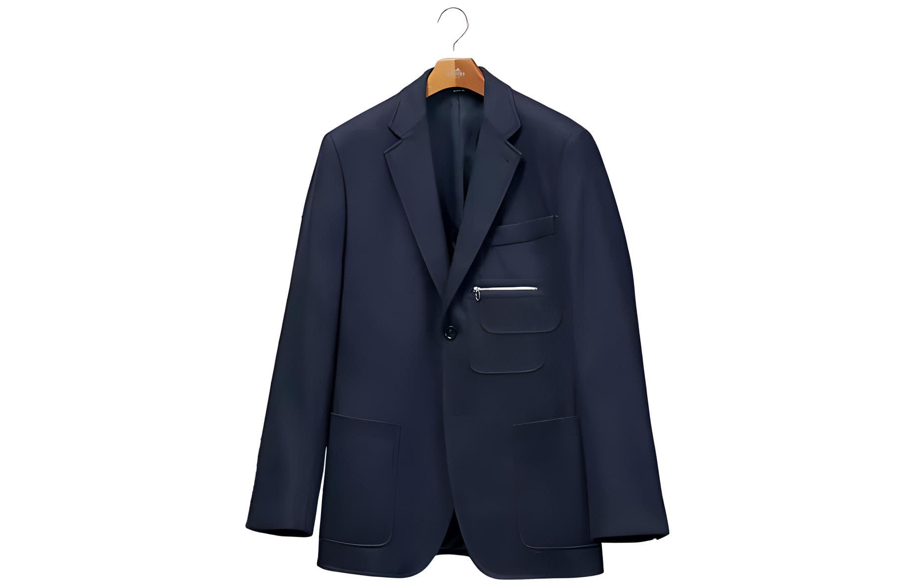 Куртка HERMES Stadium Double Poche 3D Jacket Navy - изображение 1