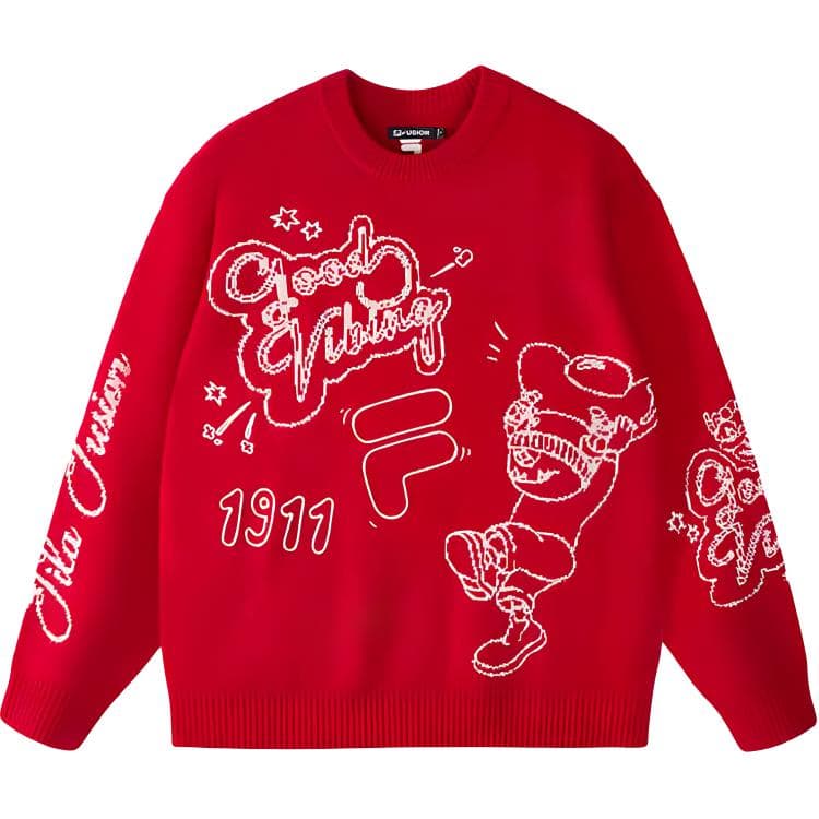 FILA FUSION FOB Трикотаж Унисекс Гранат Красный - изображение 1