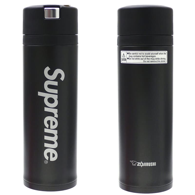 Supreme FW17 Zojirushi Stainless Steel Mug Black - изображение 4