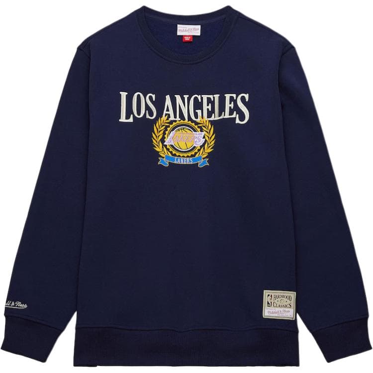 Кофта Mitchell & Ness Los Angeles Lakers Navy Sweatshirt - изображение 1
