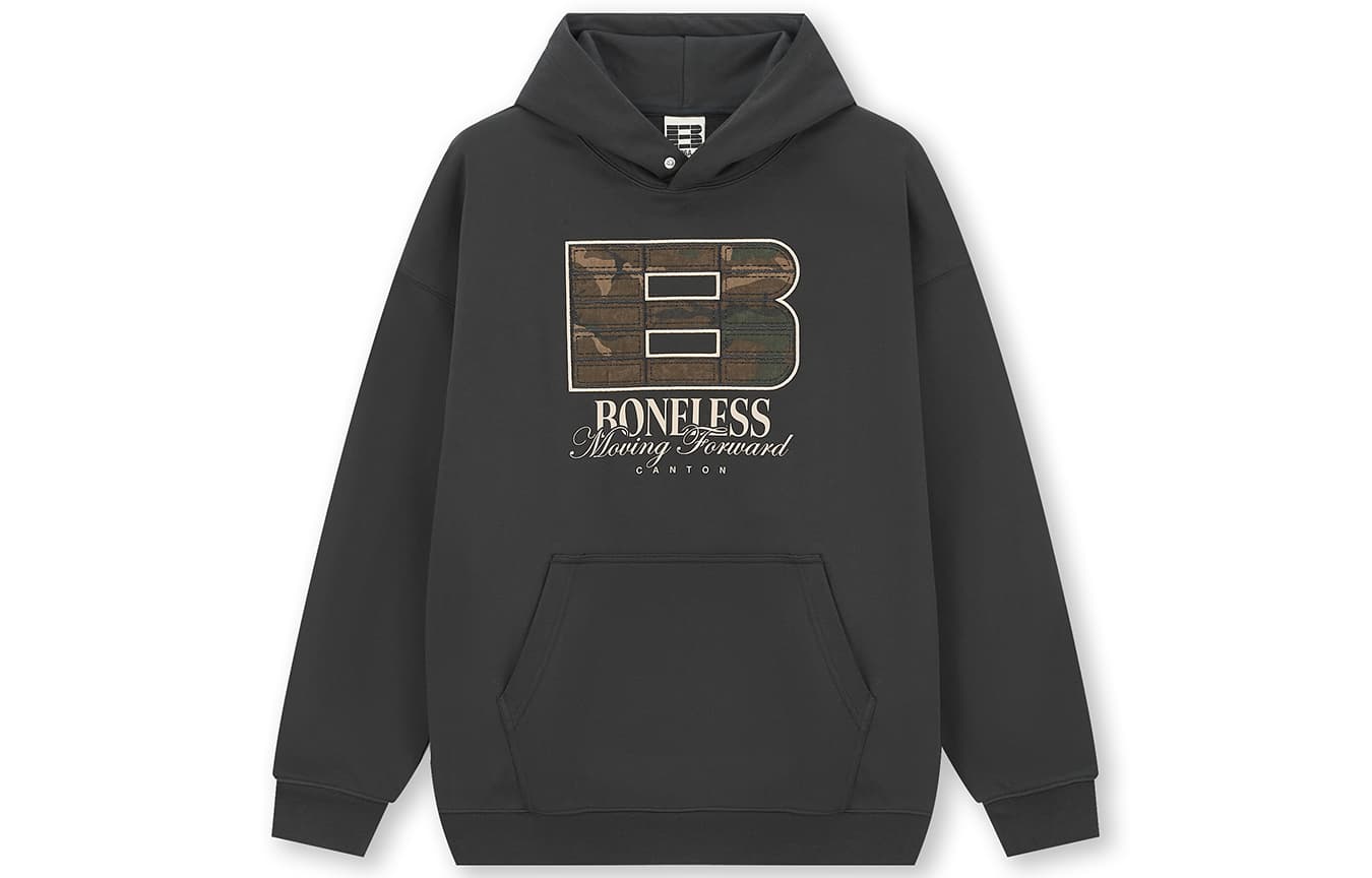 Худи BONELESS толстовка с аппликацией и принтом, плотный, экстра свободный, люксовая уличная мода, унисекс - изображение 1