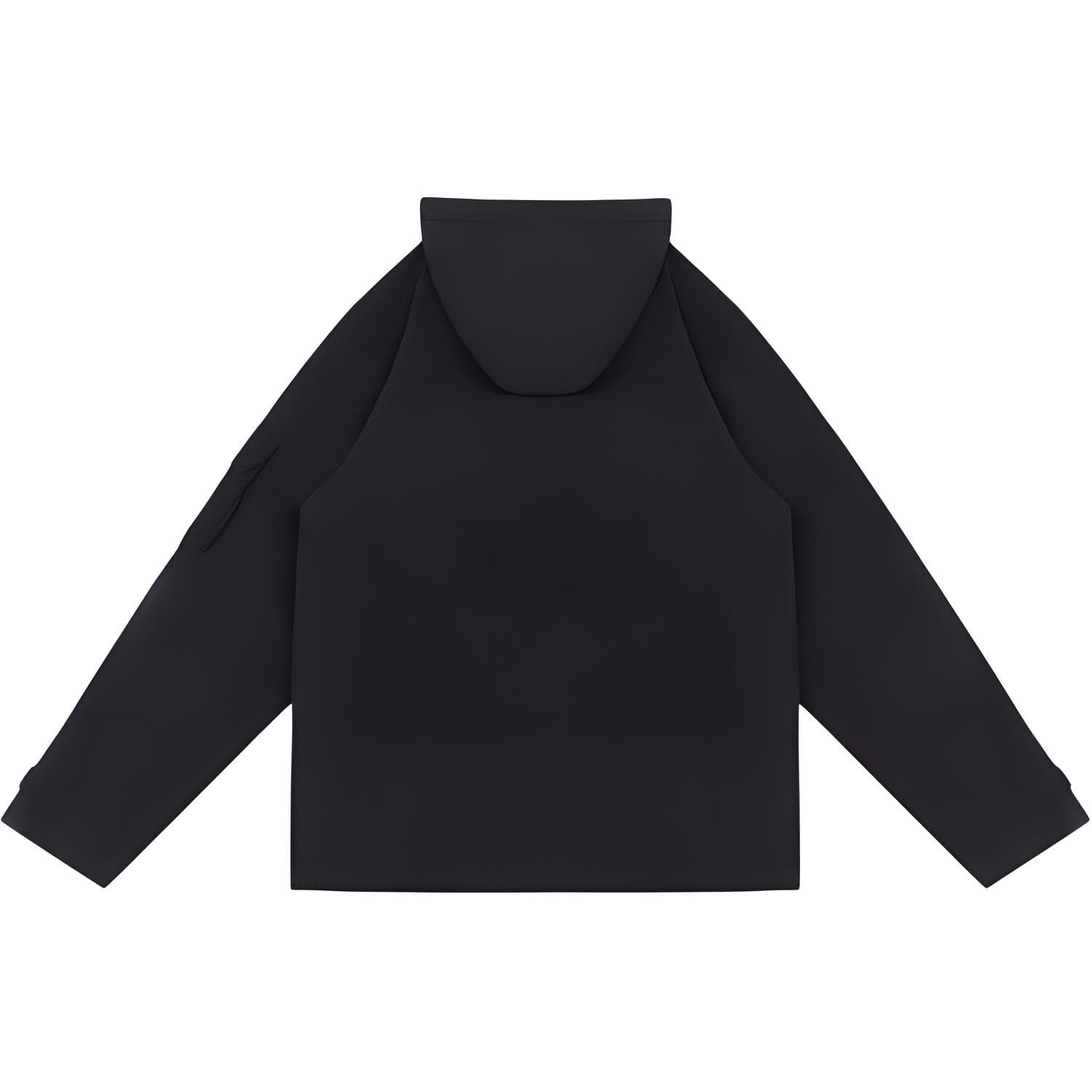 Куртка New Balance SS25 Clean Однотонная Минималистская Большая Карманная Практичная Куртка с Капюшоном Мужская Черная - изображение 2