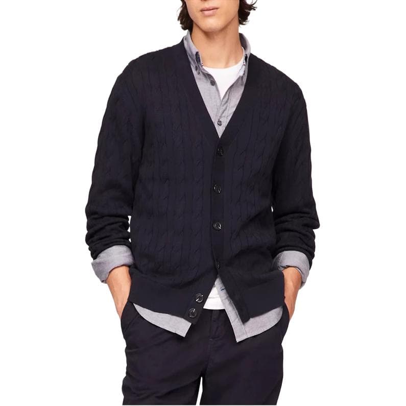 Tommy Hilfiger Трикотаж Мужской Темно-синий - изображение 1