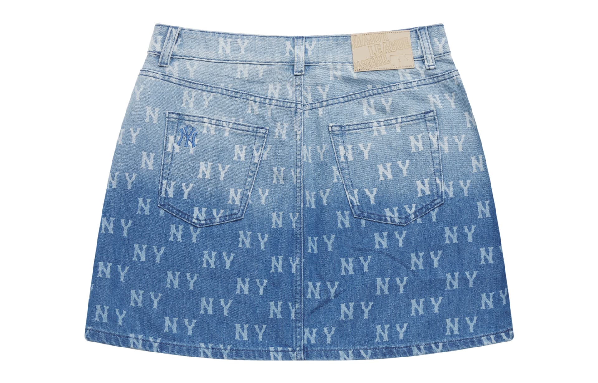 MLB MONOGRAM SS25 Джинсовые короткие юбки Женские Индиго - изображение 2