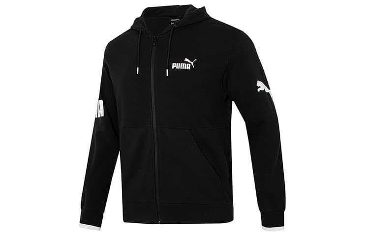 Куртка PUMA Power Colorblock Full-Zip Hoodie Tr - изображение 1