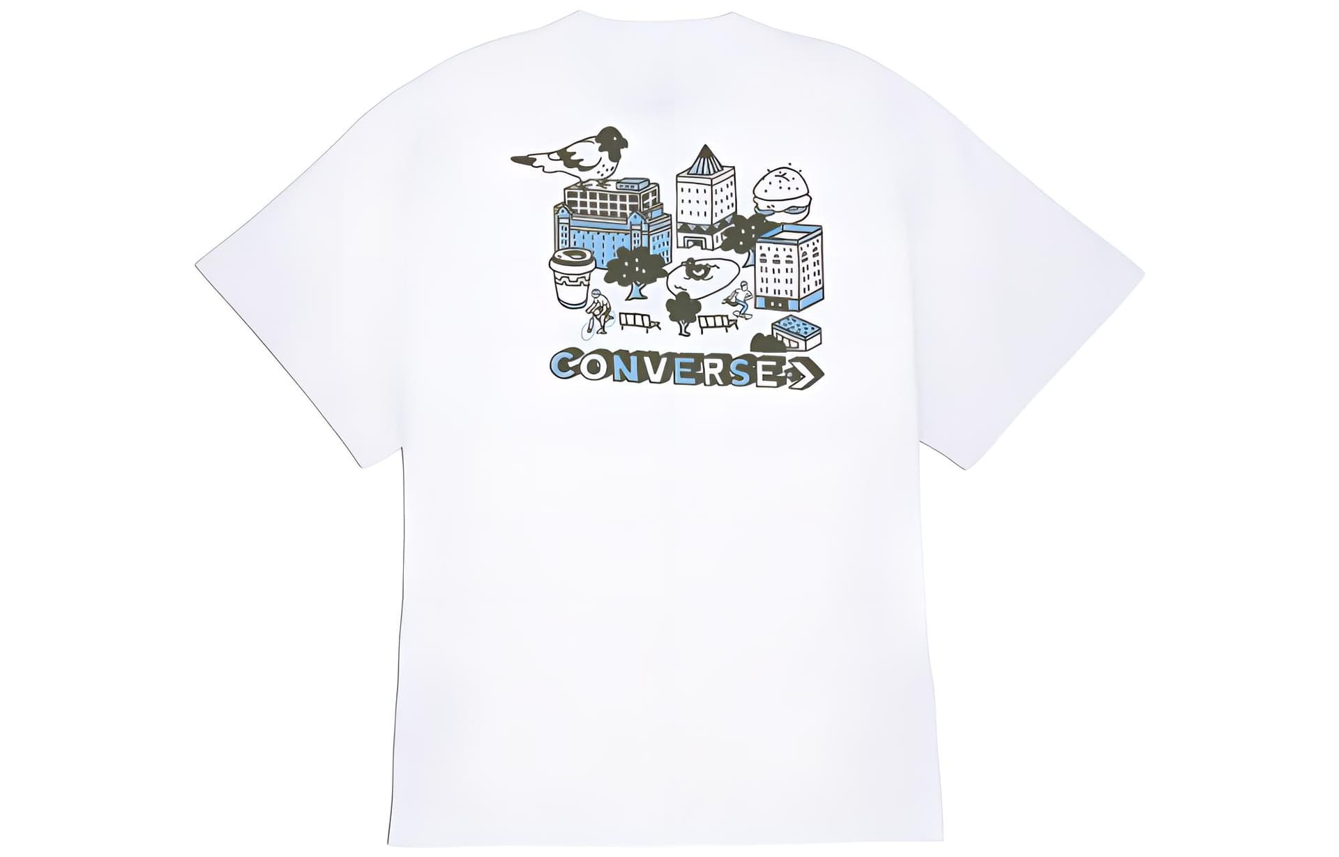 Футболка Converse City Tour Graphic T-Shirt White LogoT - изображение 2