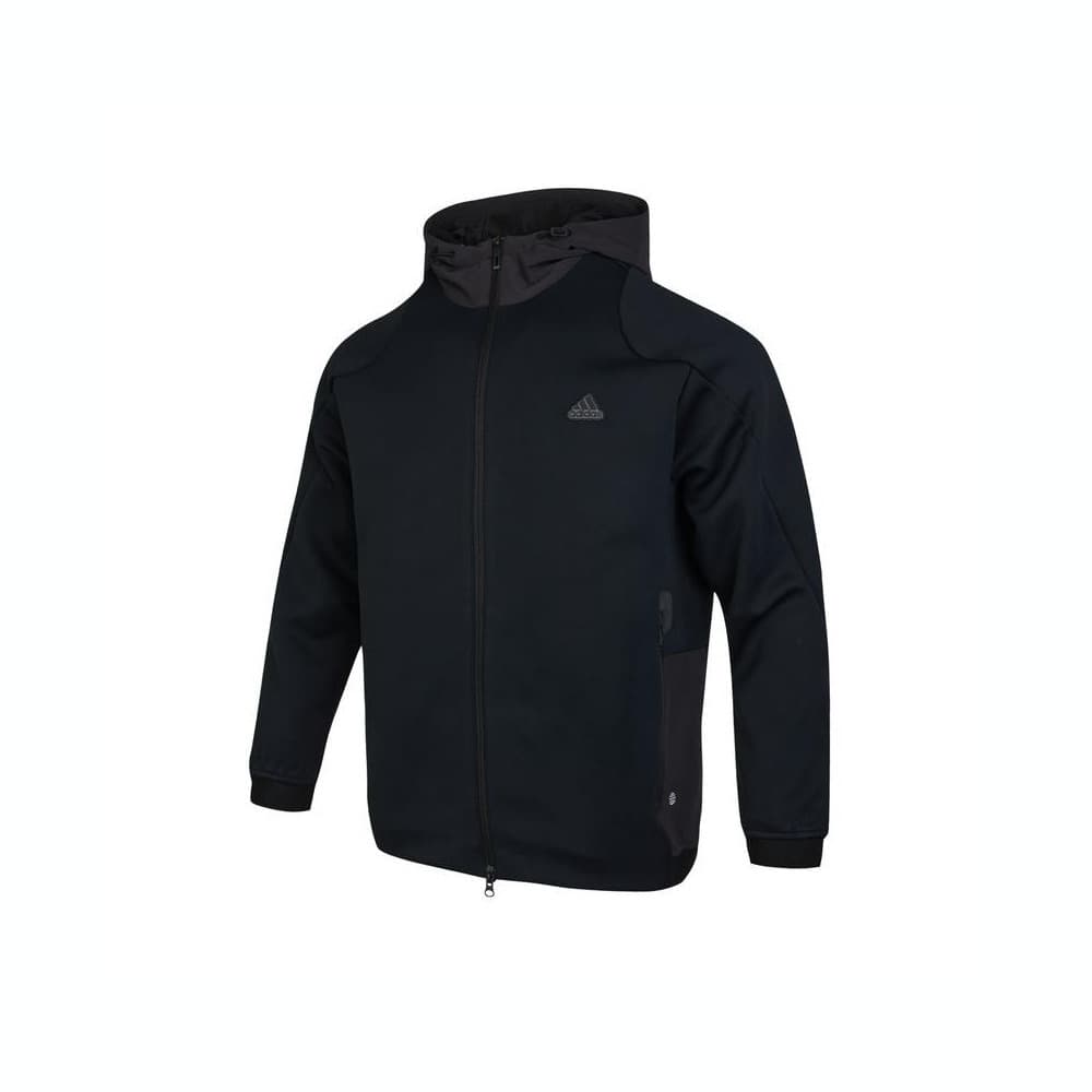 Куртка adidas Solid Logo Hoodie Black - изображение 1