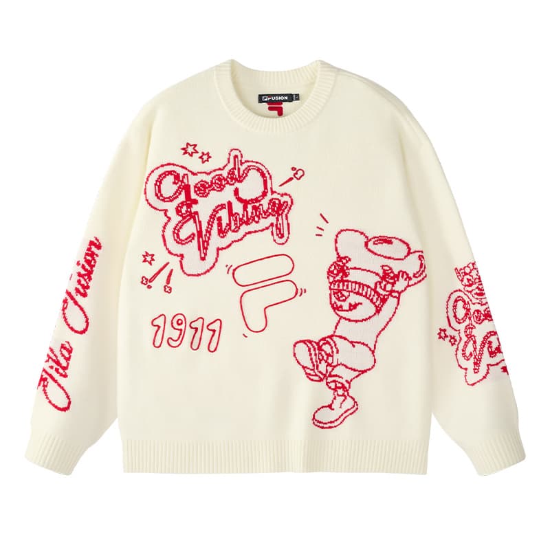 FILA FUSION FOB Трикотаж Унисекс Облачный Белый - изображение 1