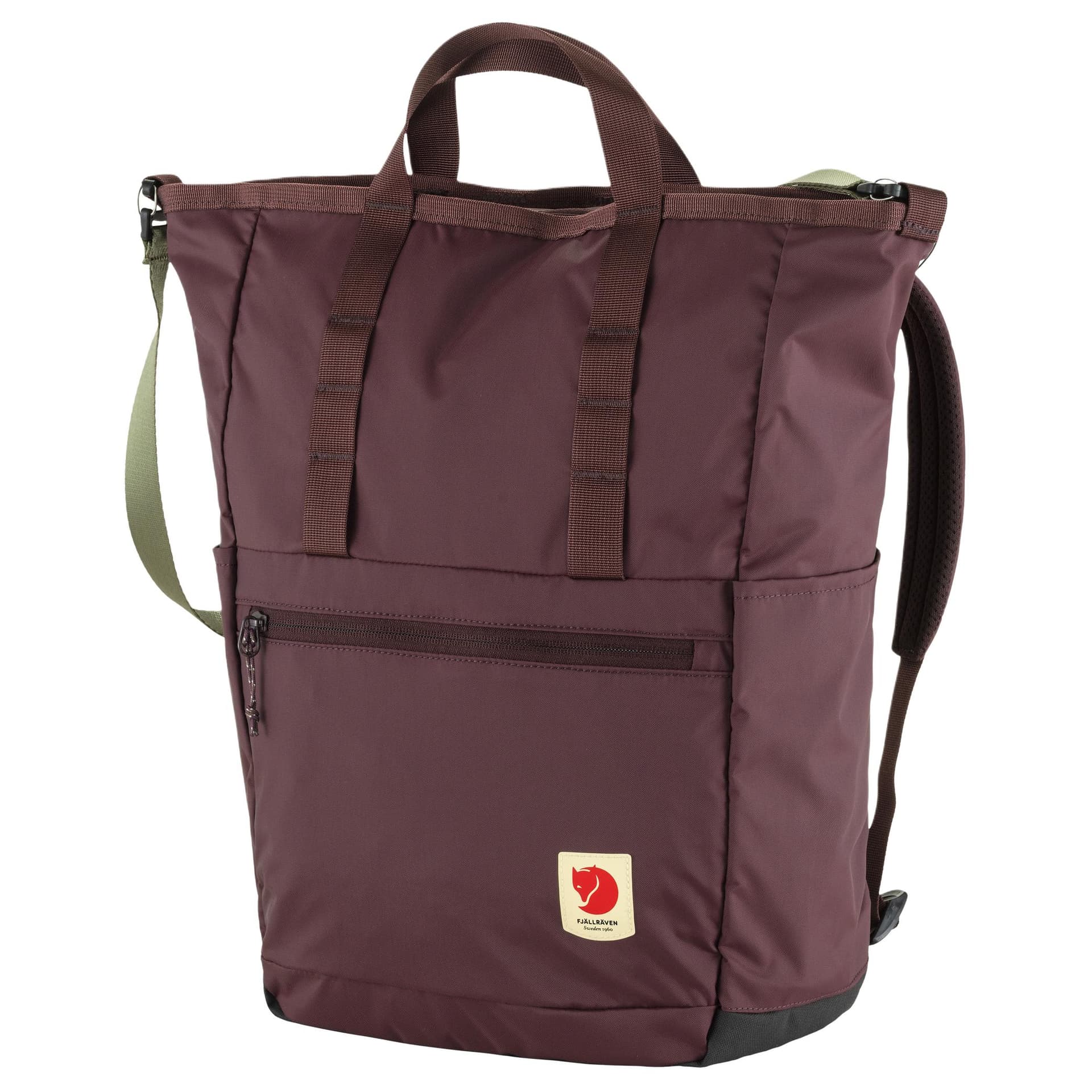 Fjallraven High Coast 23L Туристические сумки Переработанный нейлон Ежевик Красный Унисекс - изображение 2