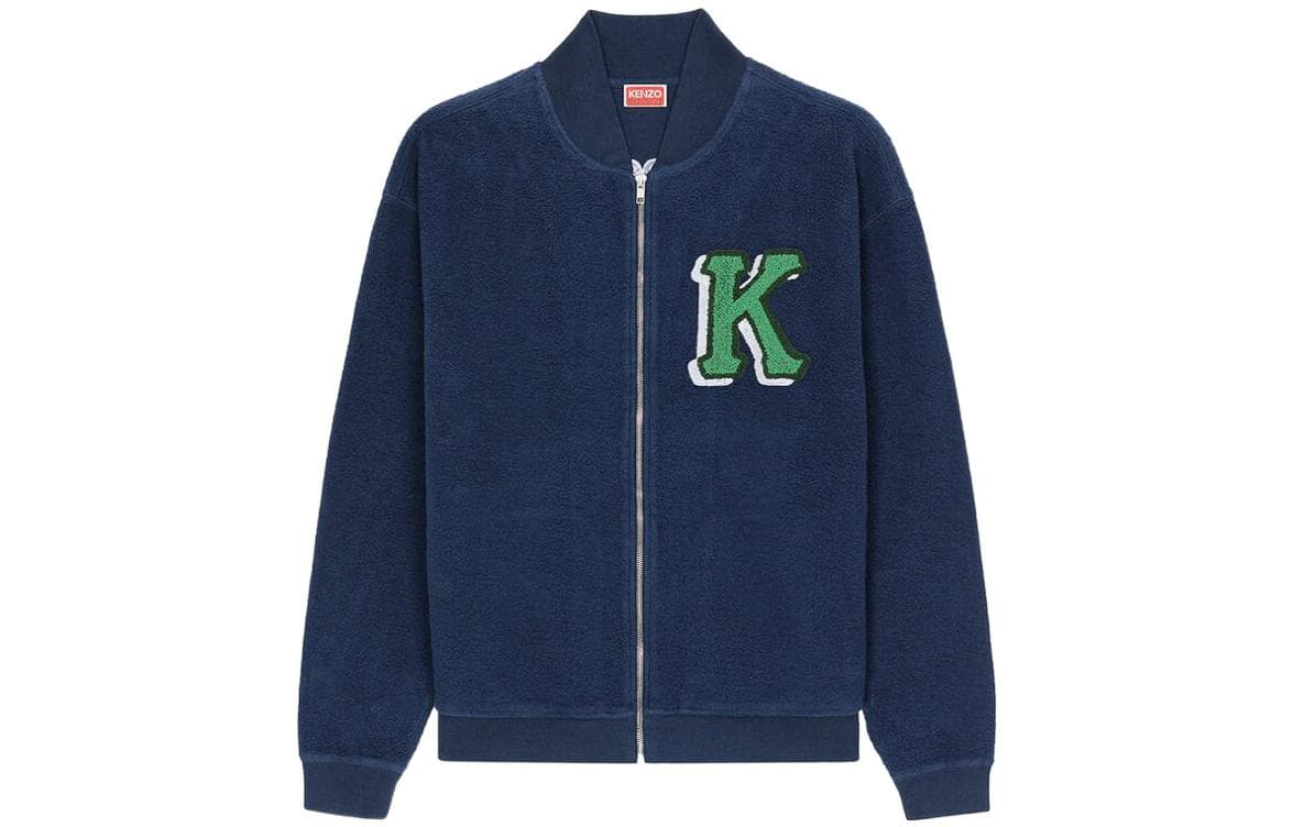 Куртка KENZO Logo Embroidered Zip Jacket - изображение 1