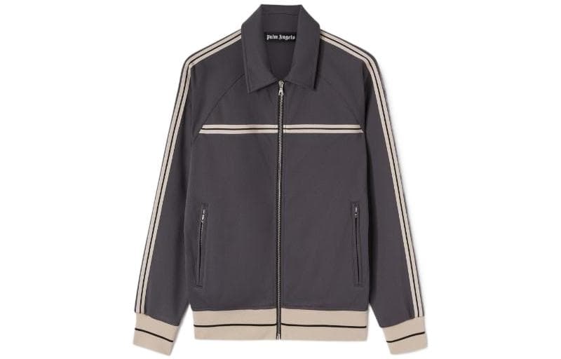 Куртка Palm Angels FW22 Striped Zip Jacket - изображение 1