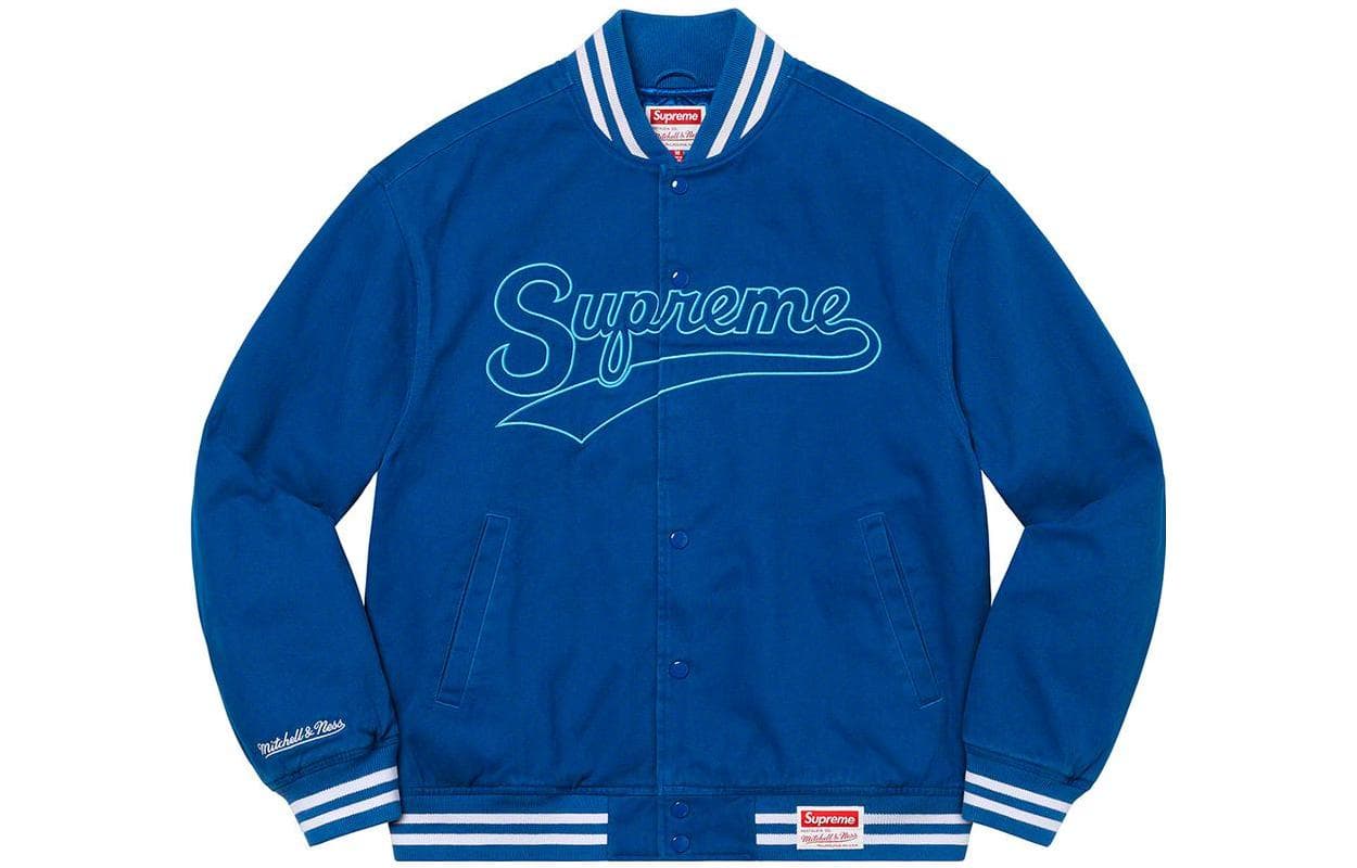 Куртка Supreme x Mitchell & Ness Logo Jacket - изображение 1
